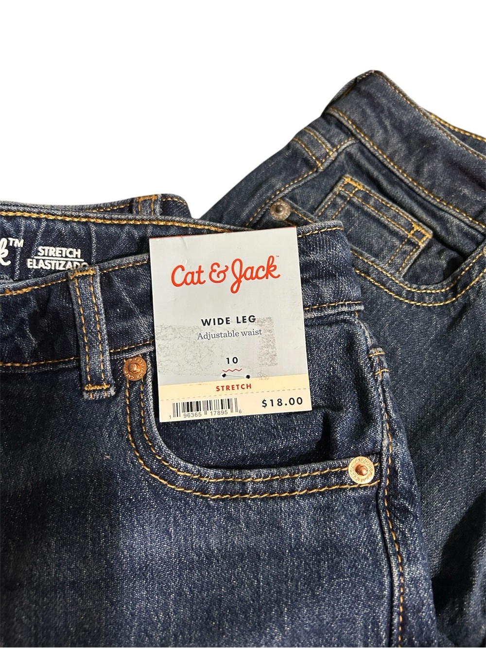 Cat & Jack Men’s Bootcut Stretch Jeans - Dark Indigo